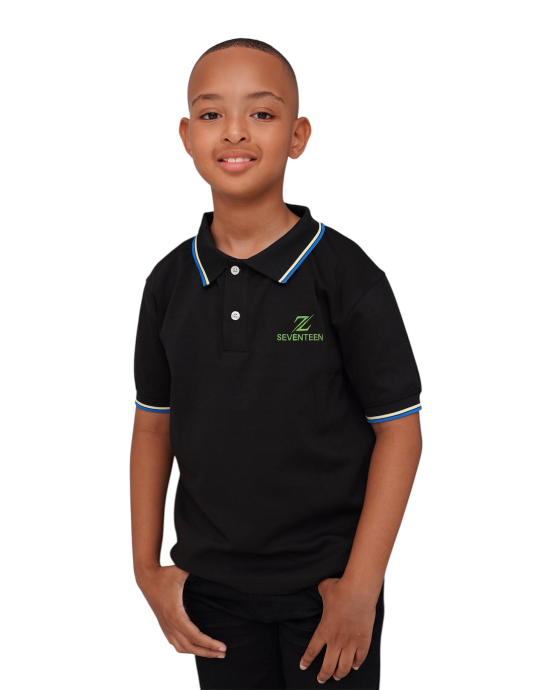 Classic Kids Black Polo