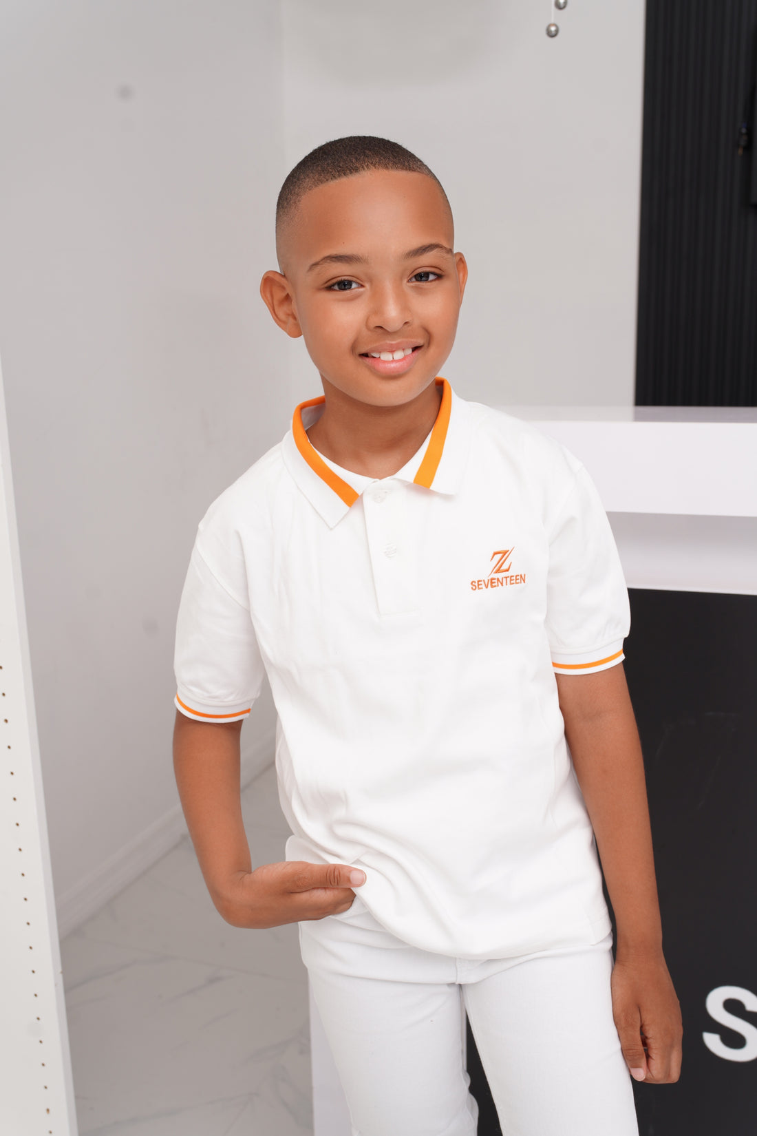 Classic Kids White Polo