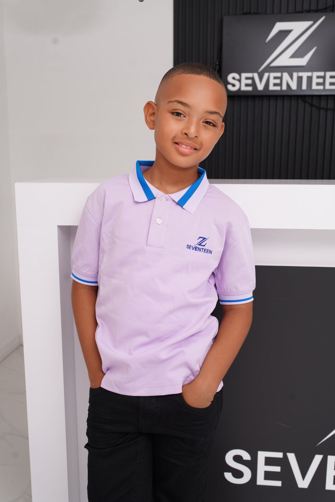 Classic Kids Purple Polo