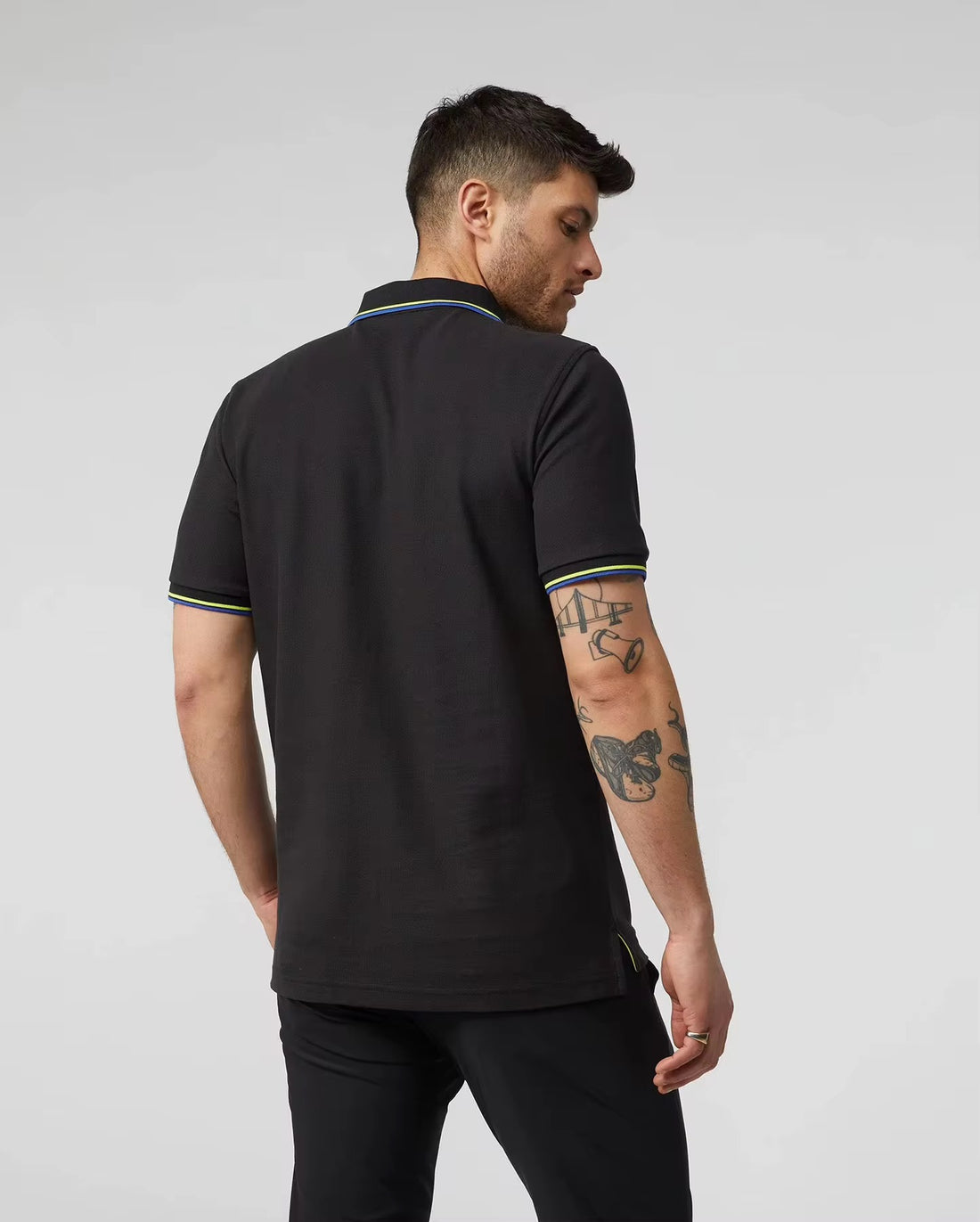 Men Classic Black Polo