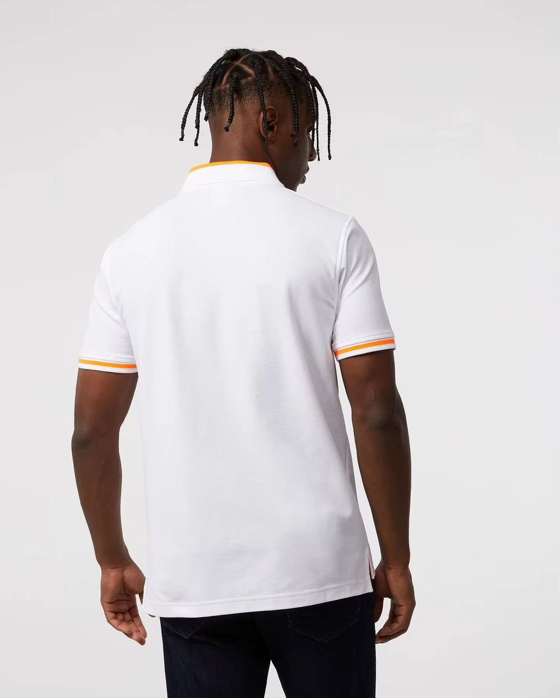 Men Classic White Polo