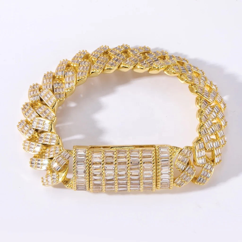 17MM CUBAN LINK BRACELET